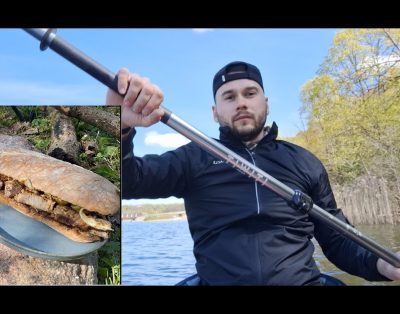 Pripučiama baidare Asvejos ežere -Poilsis Lietuvos gamtoje