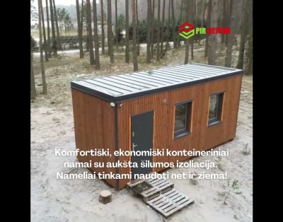 Nestandartinio dydžio moduliniai – konteineriniai namai | PIR Lietuva