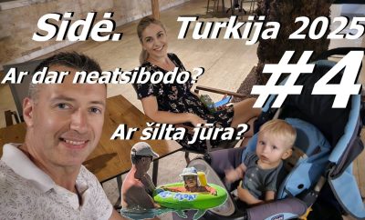 Kada atsibosta atostogos? | Tikriname ar šilta jūra – Sidė. Turkija 2025 #4
