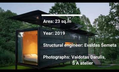 New Cabin Designs | ŠA atelier’s modular cabin in Lithuania
