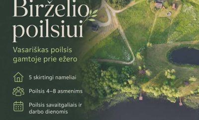 Turime laisvų namelių šiai savaitei ir savaitgaliui  Vasaros sezonas prasidėjo –…