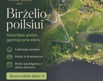 Turime laisvų namelių šiai savaitei ir savaitgaliui Vasaros sezonas prasidėjo –…