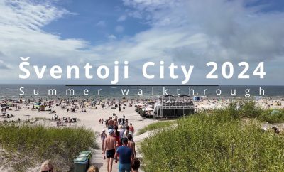 Šventoji 2-hour Walkthrough | Summer Vacation city | 4K 60fps day trip 2024