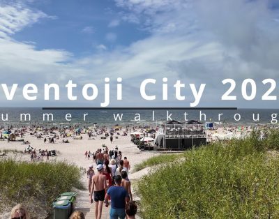 Šventoji 2-hour Walkthrough | Summer Vacation city | 4K 60fps day trip 2024