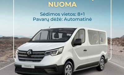 Keleivinių Mikroautobusiukių Nuoma !Trumpalaikė ir ilgalaikė nuoma !
B kategor…