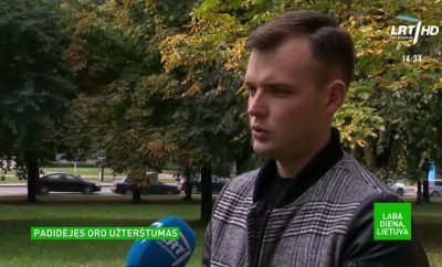Lietuvoje fiksuojamas padidėjęs oro užterštumas: specialistas savaitgalį pataria ilsėtis gamtoje