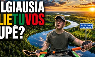 6 Dienas keliauju baidare Šventosios upe | Netikėtos radybos vandenyje. (Pirma dalis)