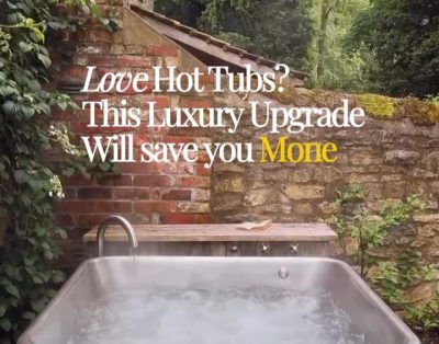 The Hot Tub got an ecofriendly upgrade!Naturally Heat Retaining
Chemical Free
…