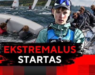 Trakų ežeruose – burių drama ir vėjo šou