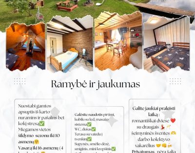 Jaukumas, ramybė
Sodyba Ukmergės rajone šalia 2 privačių tvenkinių laukia Jūsų …