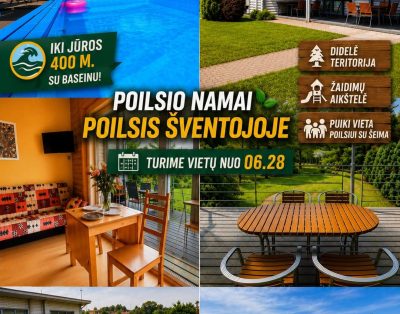 Apartamentai Šventojoje: poilsis arti jūros su visais patogumais