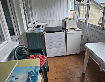 Kambarių nuoma su didele terasa poilsiui sodyboje