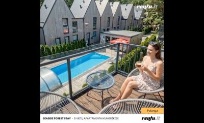 Seaside Forest Stay Kunigiškėse | Apartamentai prie Baltijos jūros