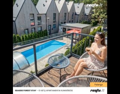Seaside Forest Stay Kunigiškėse | Apartamentai prie Baltijos jūros