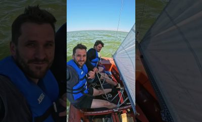 Su Finn burlaiviu Kuršių mariose. #finnsailing