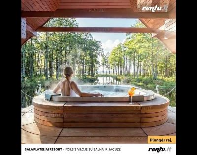 Poilsis prie Platelių ežero | SALA Plateliai Resort , Vila su jacuzzi ir pirtimi