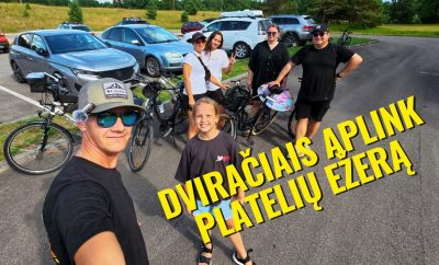 Dviračiais aplink Platelių ežerą