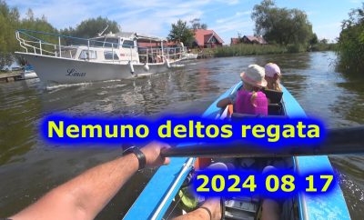 Nemuno deltos regata klipas 2024 08 17