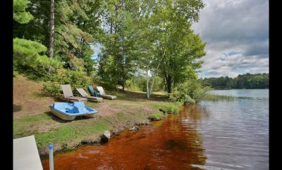 Pine Point Vacation Rental | Clam Lake, Wisconsin Cabin Rentals
