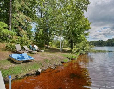 Pine Point Vacation Rental | Clam Lake, Wisconsin Cabin Rentals