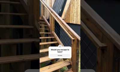 Escape to this Smoky Mountain Cabin #airbnb #cabin #tinyhouse #cabinlife #smokymountains #forest