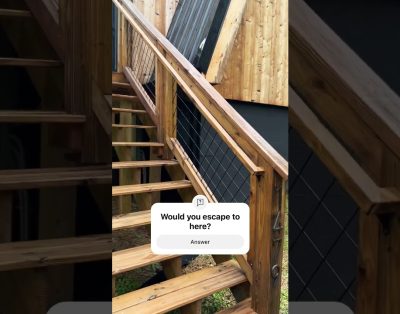 Escape to this Smoky Mountain Cabin #airbnb #cabin #tinyhouse #cabinlife #smokymountains #forest