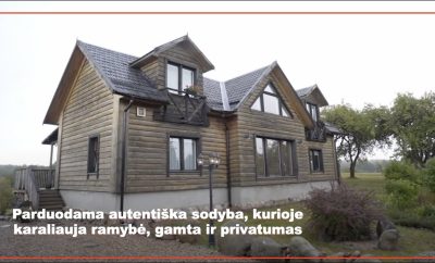 Parduodama autentiška sodyba, kurioje karaliauja ramybė, gamta ir privatus poilsis.