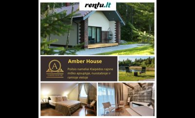 Amber House – Poilsio namelis su jacuzzi Klaipėdos rajone