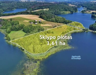 Parduodama sena sodyba prie ežero, Trakų r., Kozelkiškių k., 3,61 ha ploto