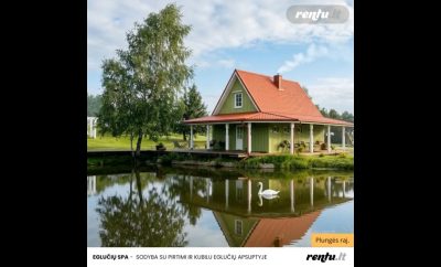 Eglučių SPA | Privati sodyba su pirtimi ir kubilu Plungės rajone