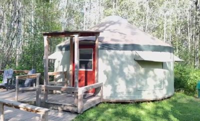 Pigeon Lake Jurta – Komfortiškas kempingas Edmontone, Alberta, Kanada