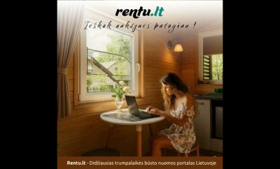 „Rentu.lt – Patogiausias sprendimas atostogų būsto paieškai“