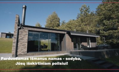 Parduodamas išmanus namas – sodyba Jūsų poilsiui