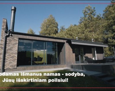 Parduodamas išmanus namas – sodyba Jūsų poilsiui
