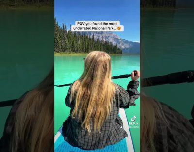 Atsisakykite BANFF ir pasirinkite Yoho nacionalinį parką