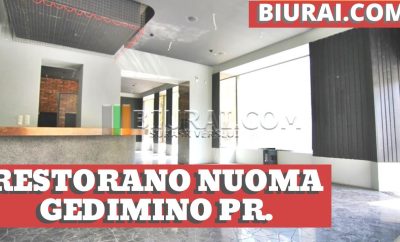Išnuomojamos maitinimo patalpos Gedimino prospekte, Senamiestyje