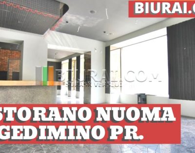 Išnuomojamos maitinimo patalpos Gedimino prospekte, Senamiestyje