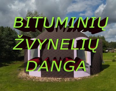 Kupolo danga iš bituminių žvynelių