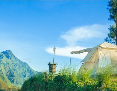 Kempingas su jūros, kalnų ir ežero vaizdais | Kintamani | Bali