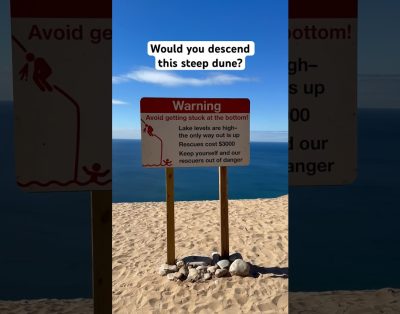 Ar eitumėte pasivaikščioti po Sleeping Bear Dunes?