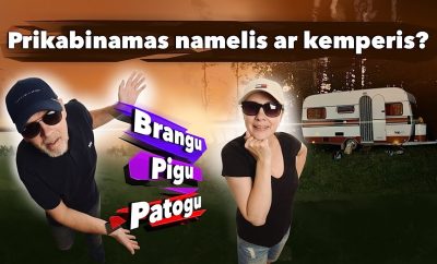 Prikabinamas namelis ar kemperis: automobilų draudimas Norvegijoje