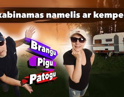 Prikabinamas namelis ar kemperis: automobilų draudimas Norvegijoje