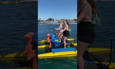 Tandeminiai vandens dviračiai – dvigubai smagiau | HydroBikes SD