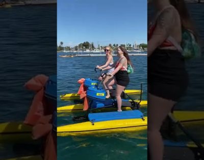 Tandeminiai vandens dviračiai – dvigubai smagiau | HydroBikes SD