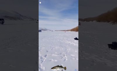 Žvejojame ant ledo!