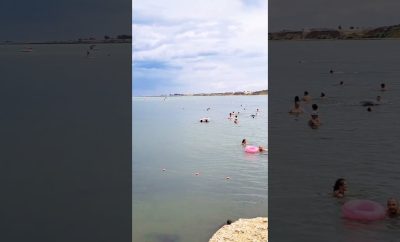 Tamanio paplūdimys. Daug žmonių!
