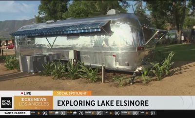 SoCal akcentas: „Glampingas“ Launch Pointe Lake Elsinore