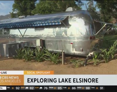 SoCal akcentas: „Glampingas“ Launch Pointe Lake Elsinore