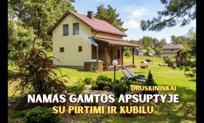 Poilsis gamtoje su pirtimi ir kubilu – vos 5 km nuo Druskininkų centro!