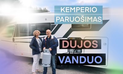 Kemperio paruošimas kelionei per vieną dieną
